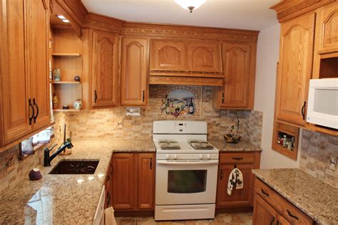 steel gray granite with oak cabinets|st granite oak cabinet colors.